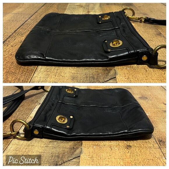 Marc By Marc Jacobs Black Leather Crossbody Handbag - Picture 6 of 14